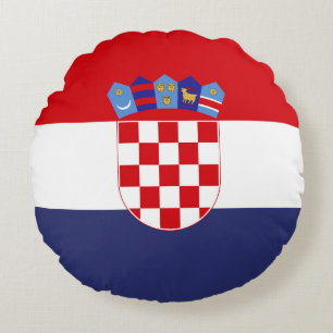 Cojín Redondo Bandera de Croacia