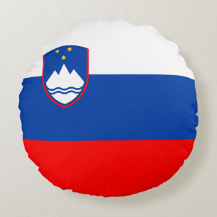 Cojín Redondo Bandera de Eslovenia