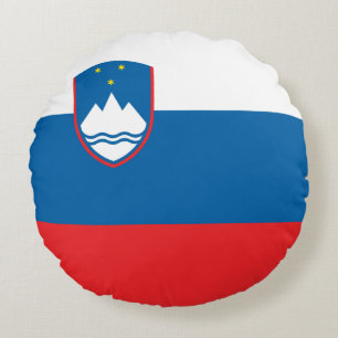 Cojín Redondo Bandera de Eslovenia
