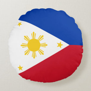 Cojín Redondo Bandera de Filipinas