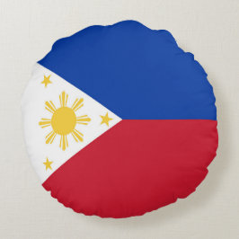Cojín Redondo Bandera de Filipinas