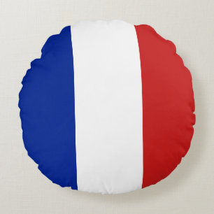 Cojín Redondo Bandera de Francia