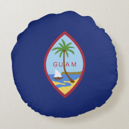 Cojín Redondo Bandera de Guam