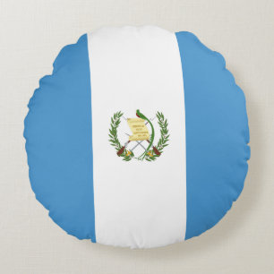 Cojín Redondo Bandera de Guatemala (Guatemala)