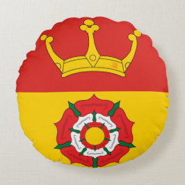 Cojín Redondo Bandera de Hampshire (condado del Reino Unido)