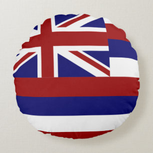 Cojín Redondo Bandera de Hawái
