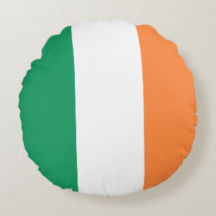 Cojín Redondo Bandera de Irlanda