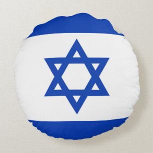 Cojín Redondo Bandera de Israel
