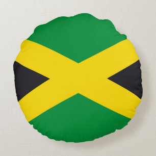 Cojín Redondo Bandera de Jamaica