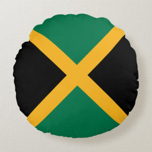 Cojín Redondo Bandera de Jamaica