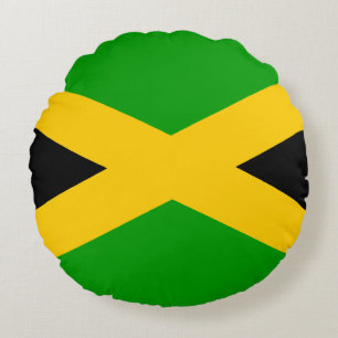Cojín Redondo Bandera de Jamaica
