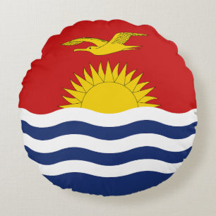 Cojín Redondo Bandera de Kiribati