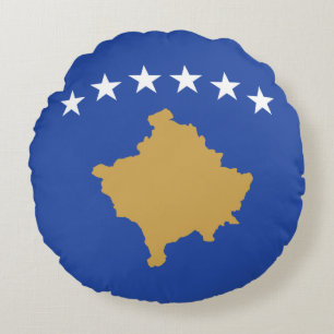 Cojín Redondo Bandera de Kosovo
