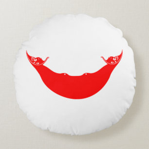 Cojín Redondo Bandera de la Isla de Pascua