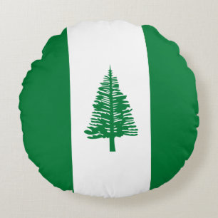 Cojín Redondo Bandera de la Isla Norfolk