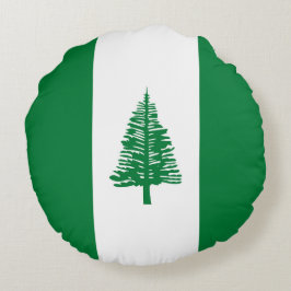 Cojín Redondo Bandera de la isla Norfolk