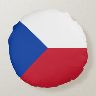 Cojín Redondo Bandera de la República Checa