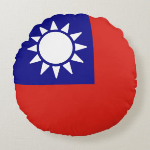 Cojín Redondo Bandera de la República de China