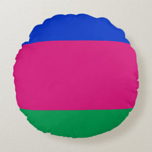Cojín Redondo Bandera de la República Popular de Kuban