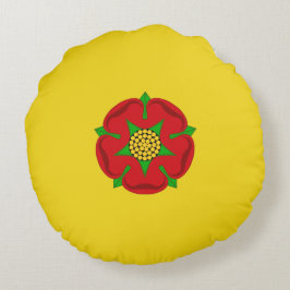 Cojín Redondo Bandera de Lancashire