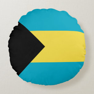 Cojín Redondo Bandera de las Bahamas
