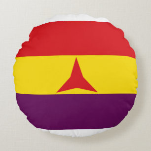 Cojín Redondo Bandera de las Brigadas Internacionales (Guerra Ci