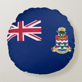 Cojín Redondo Bandera de las Islas Caimán