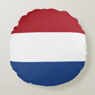 Cojín Redondo Bandera de los Países Bajos