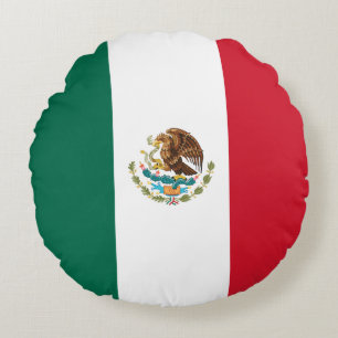Cojín Redondo Bandera de México (México)