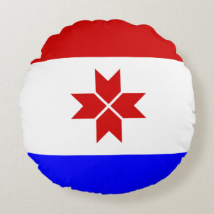 Cojín Redondo Bandera de Mordovia