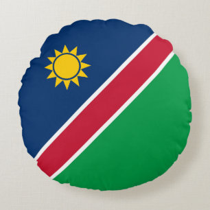 Cojín Redondo Bandera de Namibia