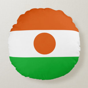 Cojín Redondo Bandera de Níger
