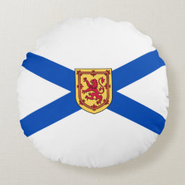 Cojín Redondo Bandera de Nueva Escocia (provincia canadiense)