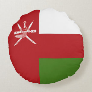 Cojín Redondo Bandera de Omán
