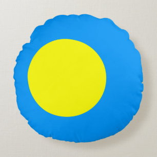 Cojín Redondo Bandera de Palaos