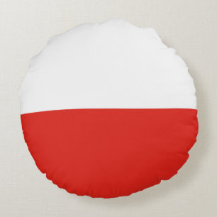 Cojín Redondo Bandera de Polonia