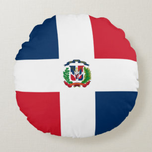 Cojín Redondo Bandera de República Dominicana