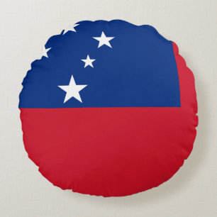 Cojín Redondo Bandera de Samoa