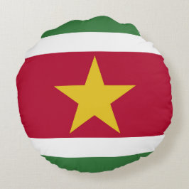 Cojín Redondo Bandera de Surinam