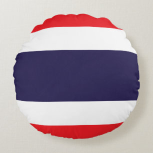 Cojín Redondo Bandera de Tailandia