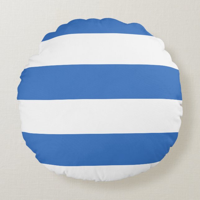 Cojín Redondo Bandera de Tallin, Pillow redonda de Estonia (Anverso)