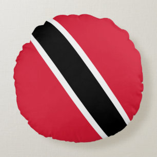 Cojín Redondo Bandera de Trinidad y Tobago