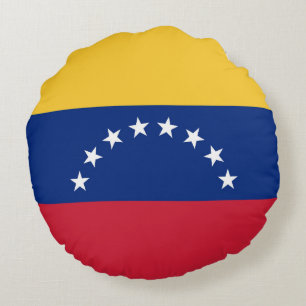 Cojín Redondo Bandera de Venezuela