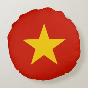 Cojín Redondo Bandera de Vietnam