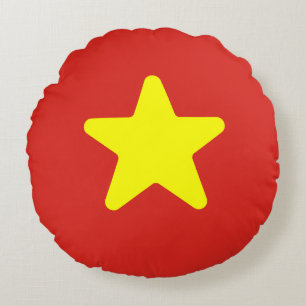 Cojín Redondo Bandera de Vietnam