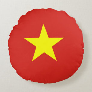 Cojín Redondo Bandera de Vietnam