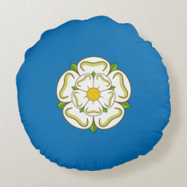 Cojín Redondo Bandera de Yorkshire (Condado Inglés)