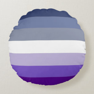 Cojín Redondo Bandera del Orgullo Lesbiano Butch