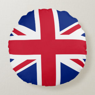 Cojín Redondo Bandera del Reino Unido