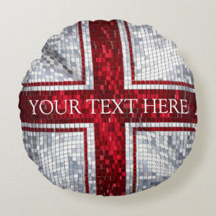 COJÍN REDONDO BANDERA INGLESA